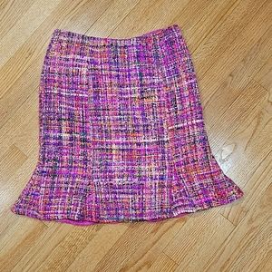Cute Tweed Mini Skirt